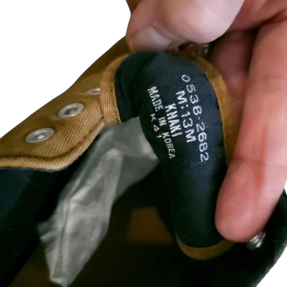 Eddie Bauer Canvas Khaki Sneakers - Picture 8 of 8